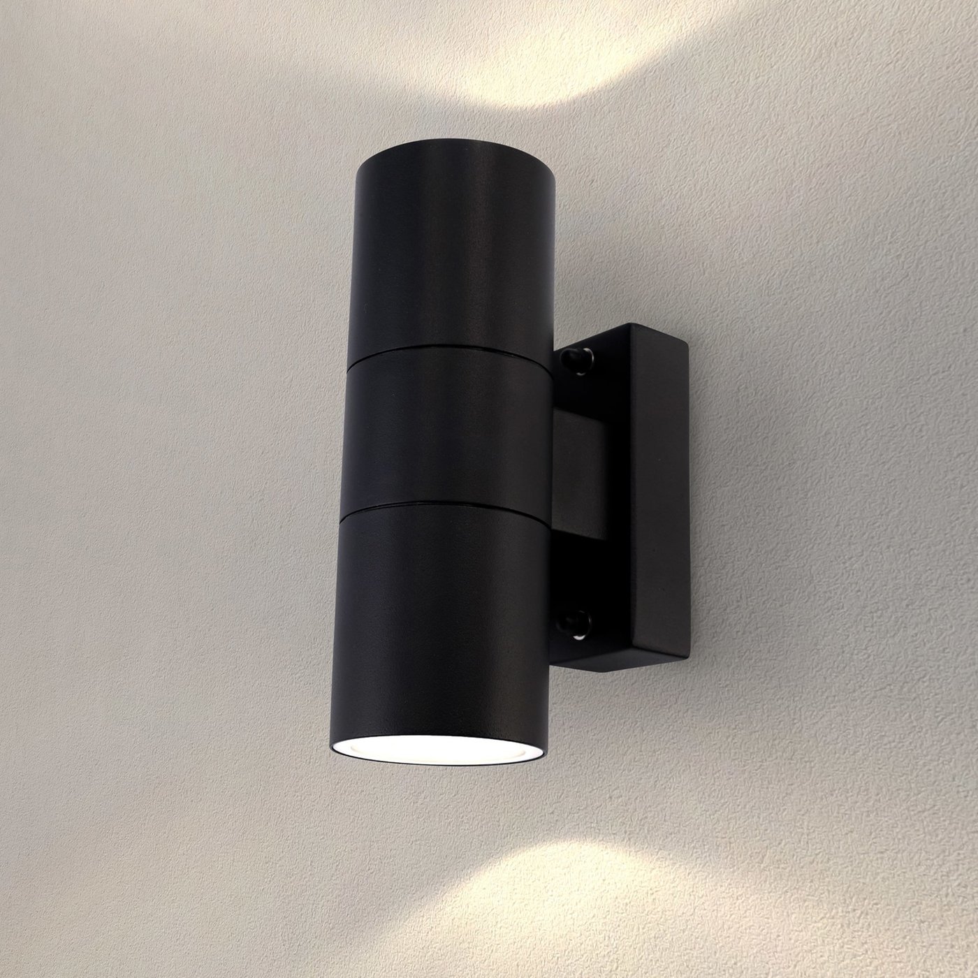 LED Wandleuchte  Luna - Schwarz - GU10 - Beidseitig