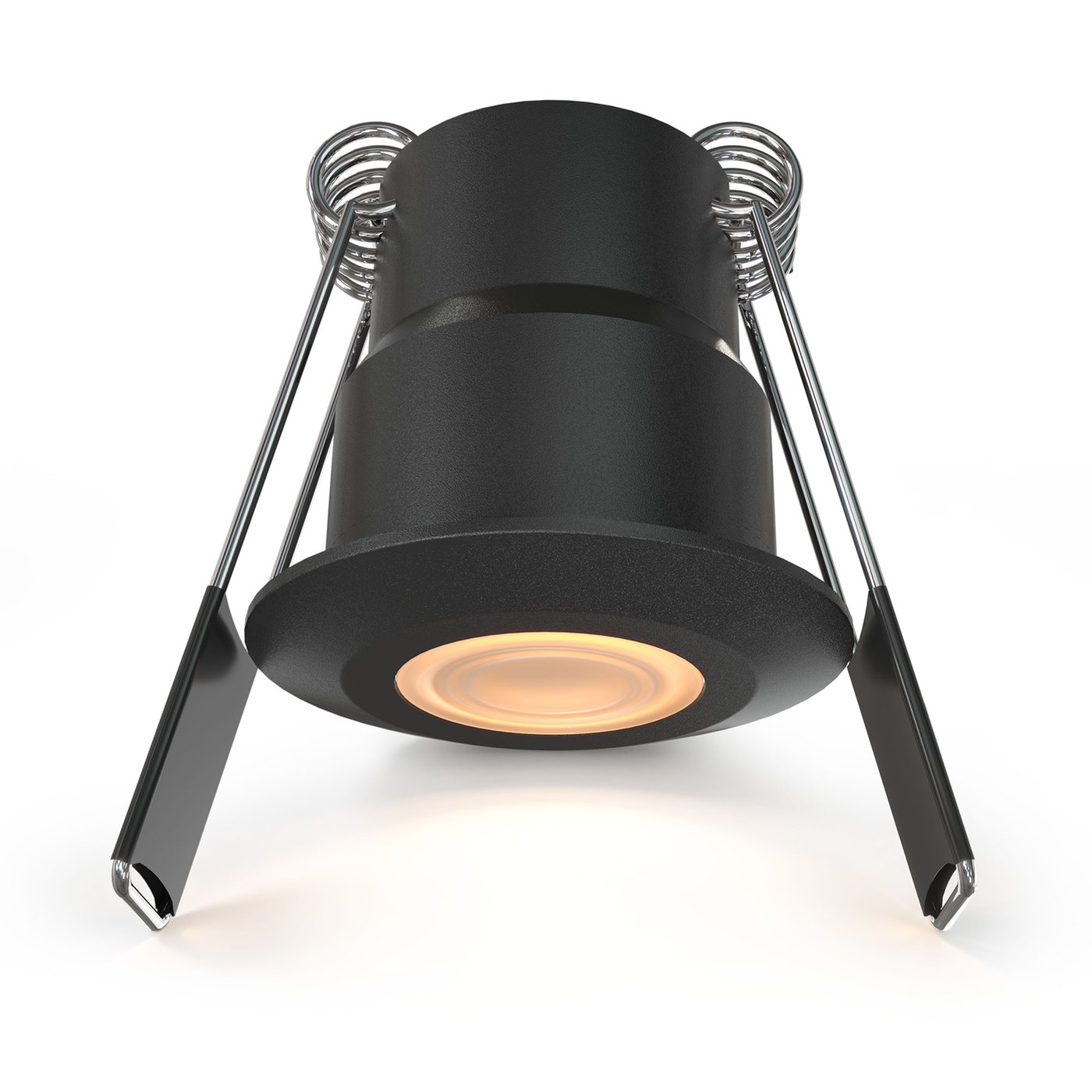 Mini oprawa wpuszczana LED - Ø35mm - IP65 - 2700K - Czarna - 3W - 5 lat gwarancji