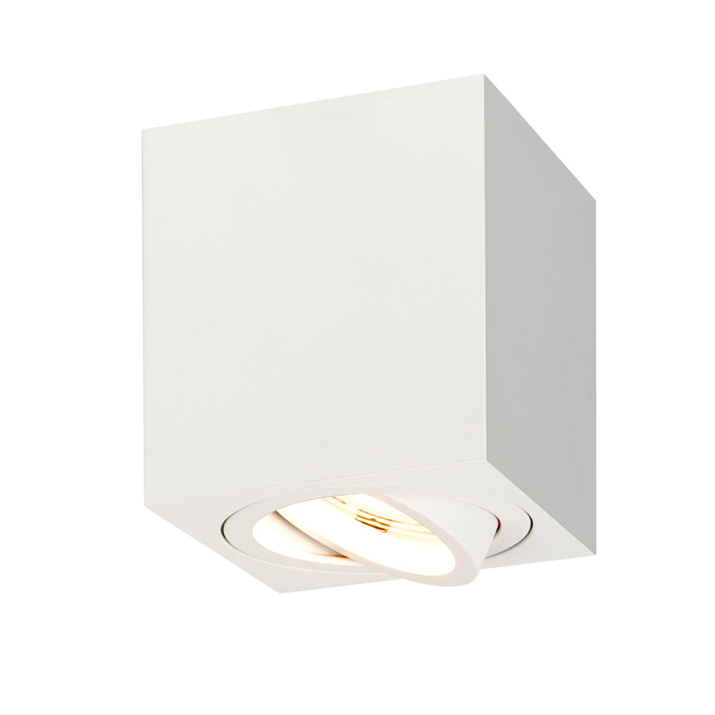 Oprawa Sufitowa Natynkowa LED - Kwadratowy - Biały - ściemniane - 3W - 2700K