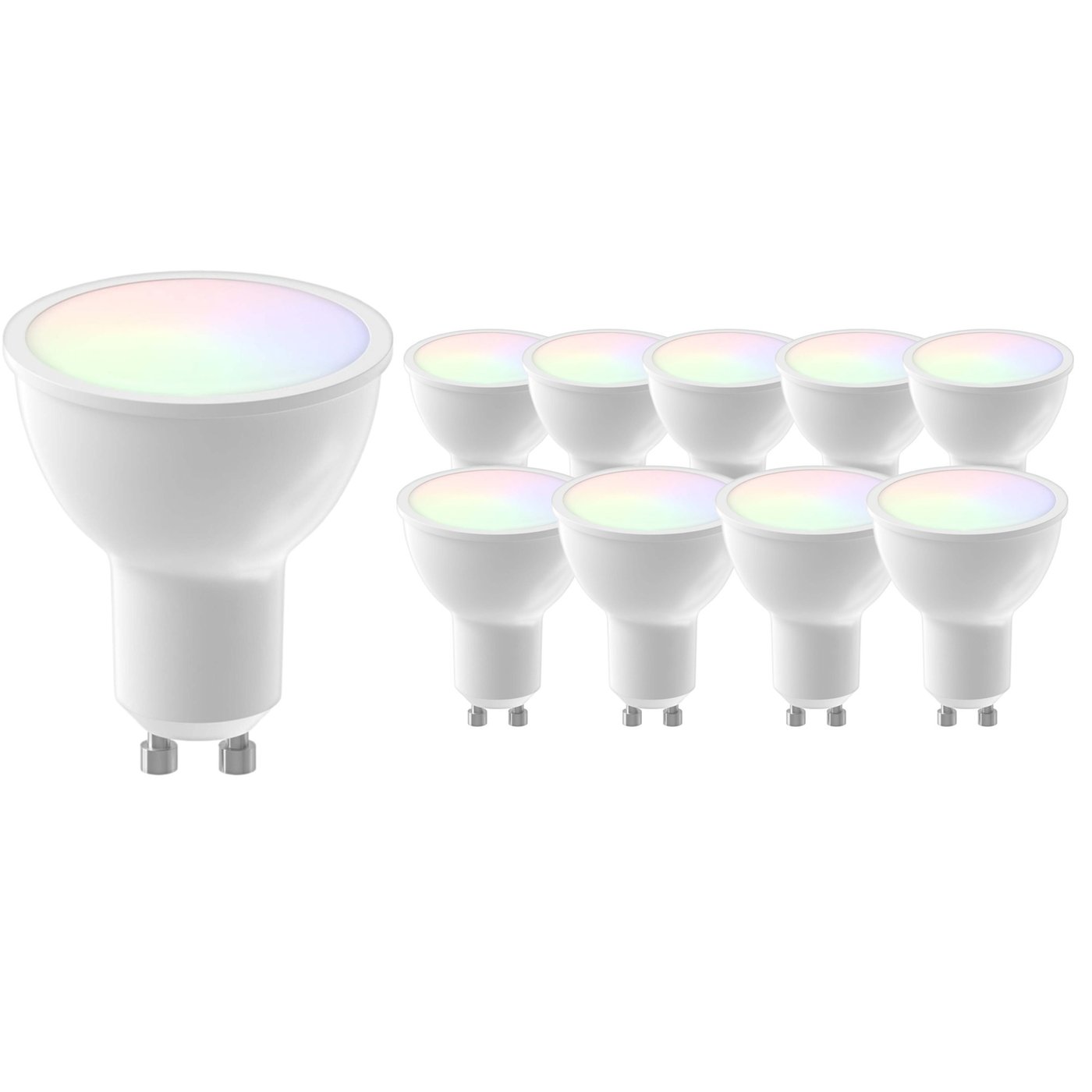 Calex Smart RGB+CCT GU10 LED Ściemnialna Żarówka - 5W - 10 szt