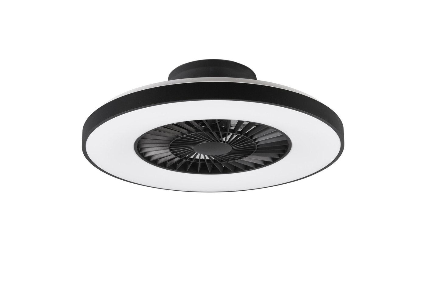 Wentylator LED Czarny Matowy - 39.6 W - 3900 Lm - 3000-6500 K - Pilot zdalnego sterowania - Timer - Oddzielnie włączany - Możliwość ściemniania - Lampka nocna