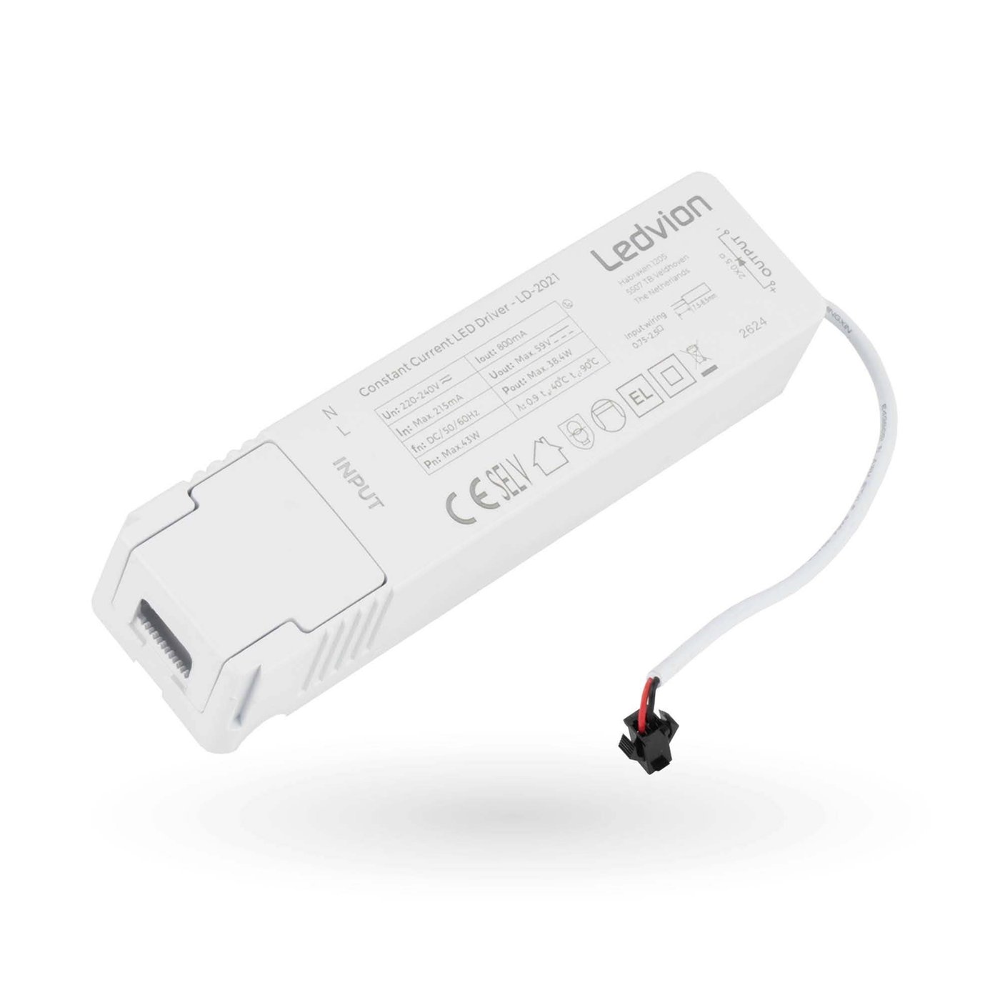 Ściemnialny sterownik LED do panel LED 0-10V - Odpowiedni dla LV60001_2 do LV60006_2