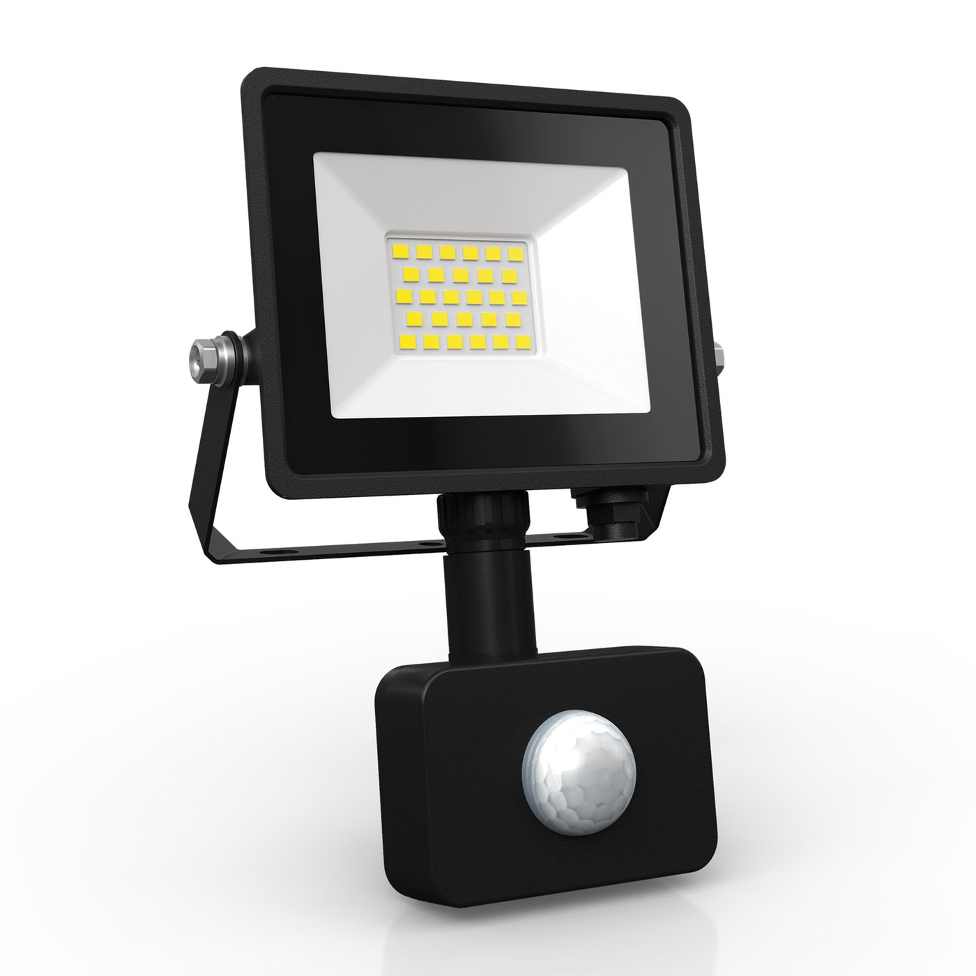 LED Floodlight with sensor 20W - 6500K - 110lm/W - 3 year warranty