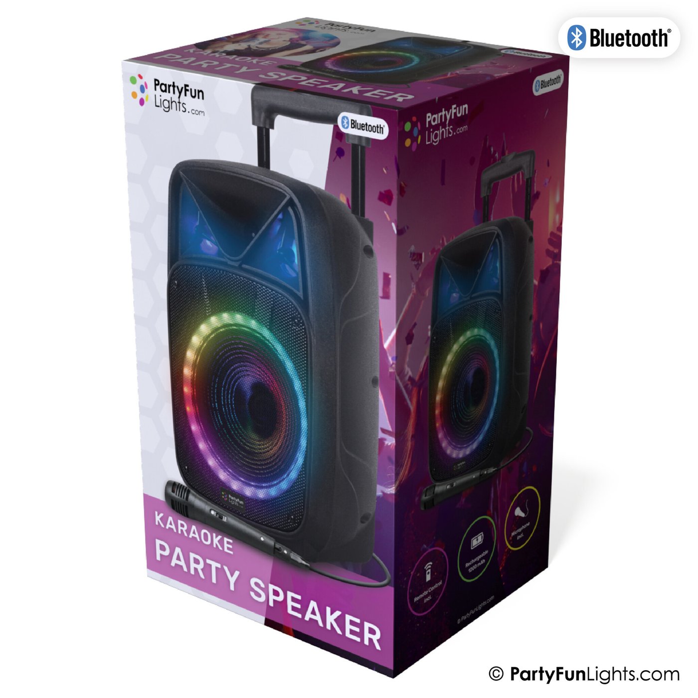 Fede Karaoke-microfoon, draadloze bluetooth-microfoon voor kinderen, grappig cadeau, speelgoed voor tieners, meisjes en jongens, draagbare karaoke luidspreker, recorder voor smartphone, pc