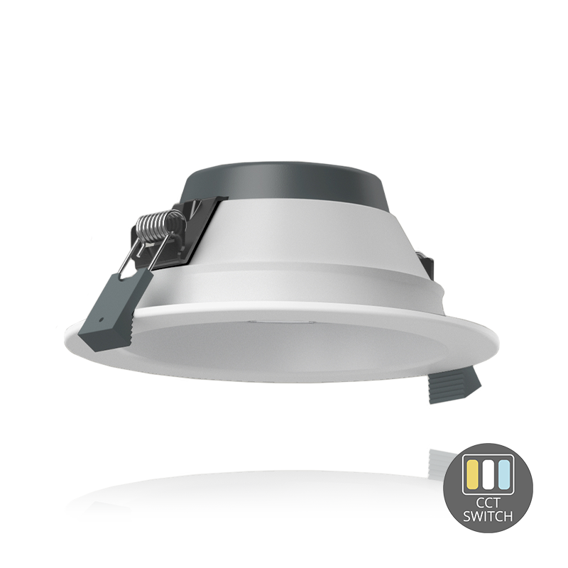 Downlight LED - 14W - Ø120 mm - CCT-Switch - Biały - 5 lat Gwarancji