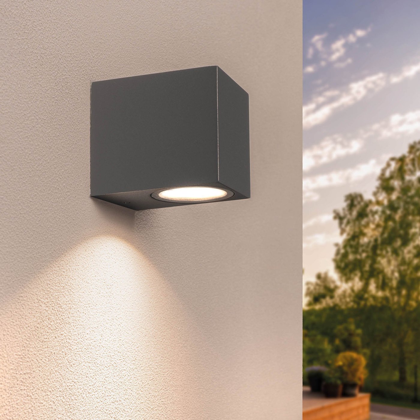 Ściemnialna Kinkiet LED - 3W - 2700K - Antracyt