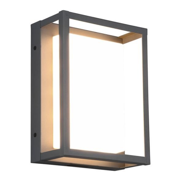 Kinkiet Zewnętrzny LED - 2300/3000/4000K - 10.5W - 1100 Lumen - IP54 - Witham - Antracyt