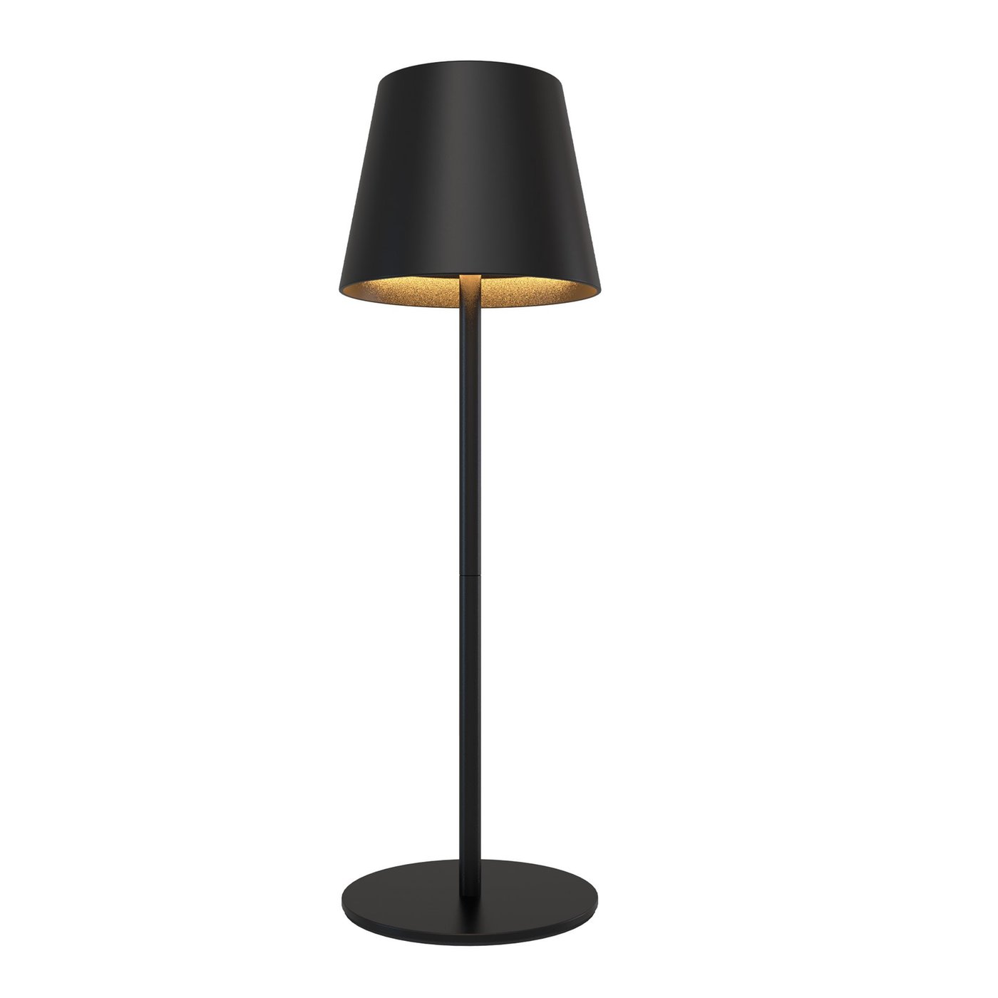 Tischleuchte mit Akku USB – Schwarz – IP54 – Dimmbar – CCT – 4400 mAh Batterie - Tischlampe ohne kabel - Nyra