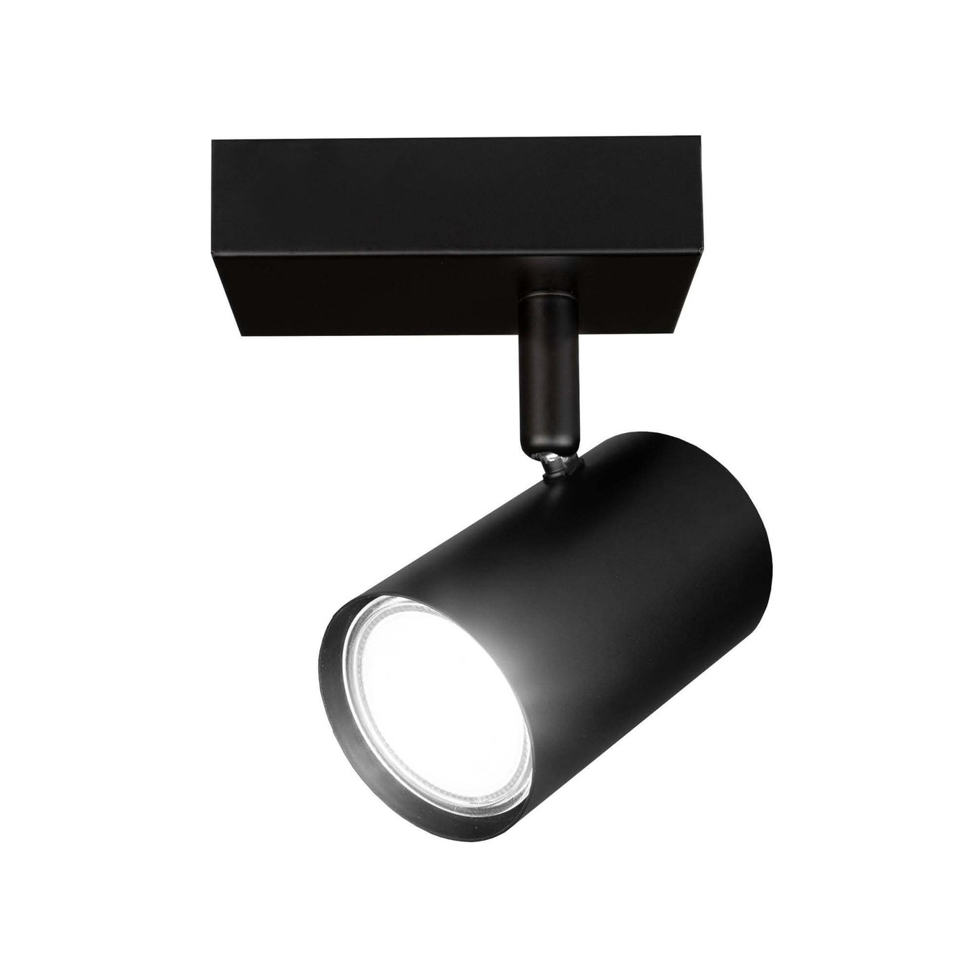 Faretto da soffitto LED Orientabili - 3W - 6500K - Nera - Attacco GU10