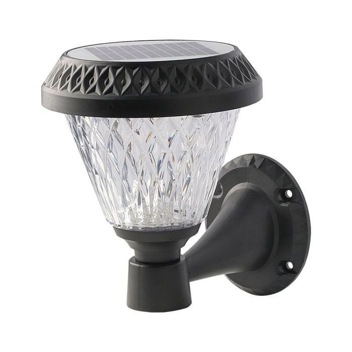 Solar Outdoor Wall Light - 0.8W - 75lm - IP44 - CCT Adjustable Light Colour
