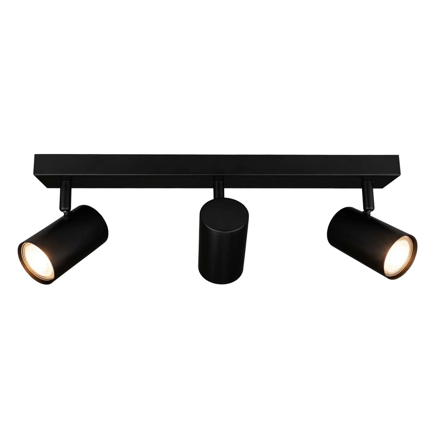 LED Deckenstrahler Schwarz Trio - 3W - 2700K - Neigbar