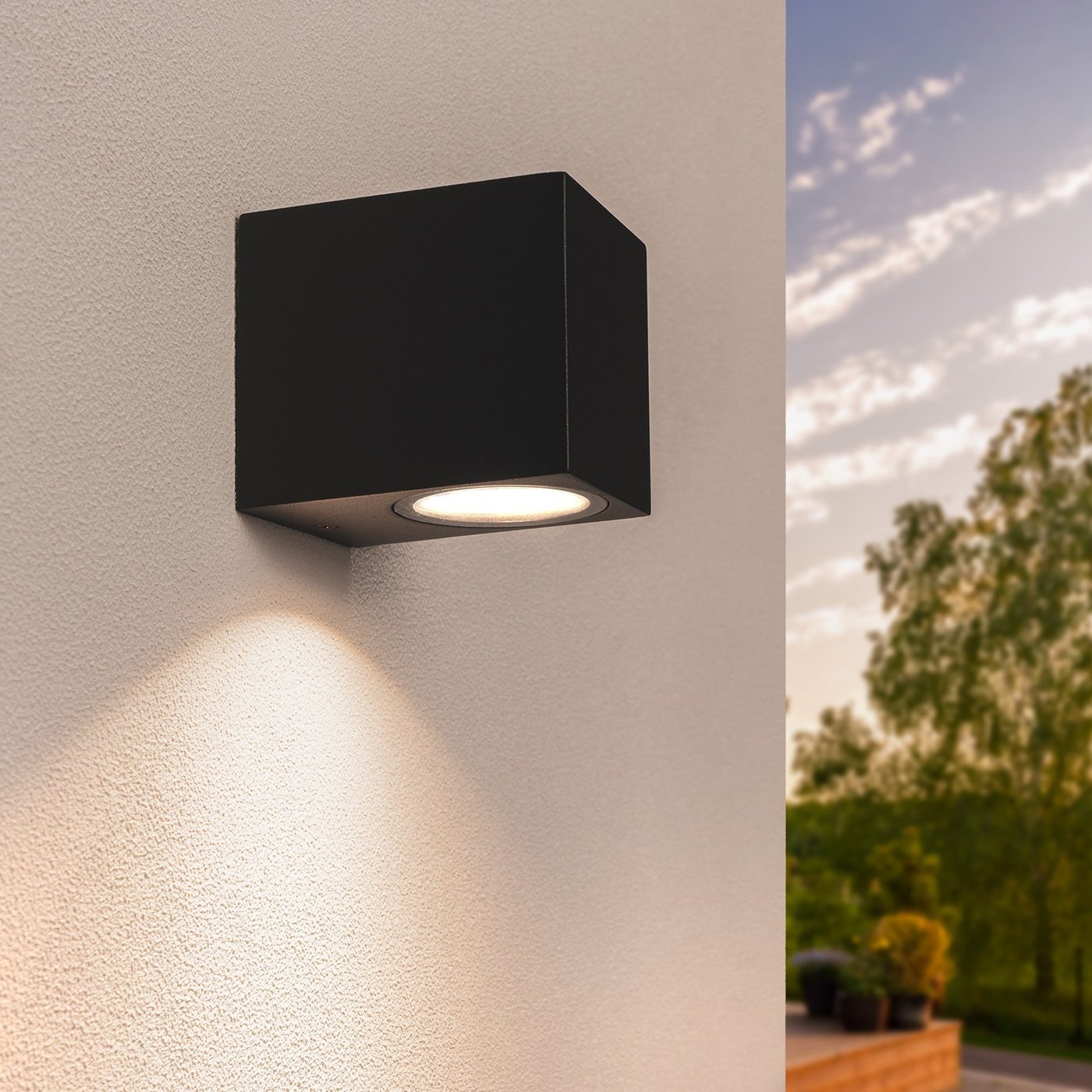 Kinkiet LED - IP54 - Czarny - 3W - 2700K