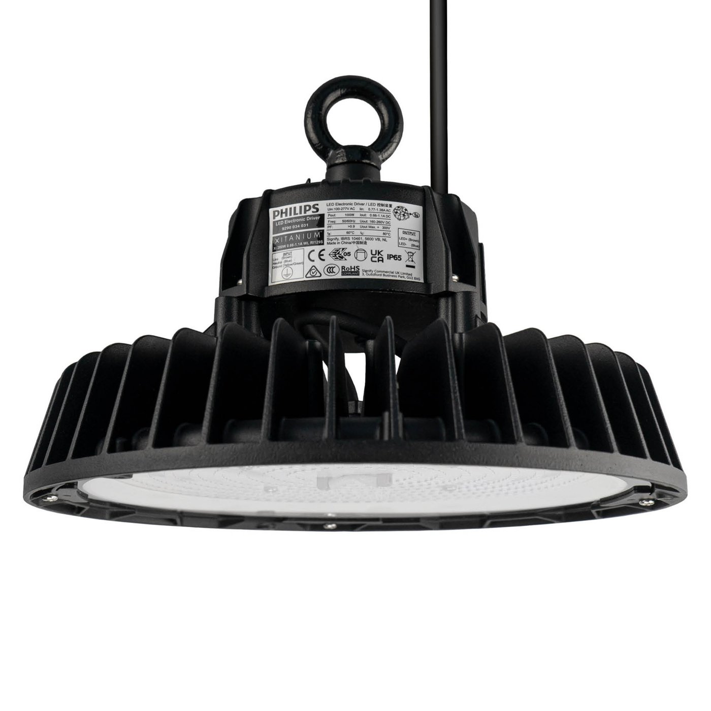 100W LED high bay - Zasilacz Philips - 120° - 175lm/W - 4000K - IP65 - Możliwość przyciemniania - 5 lat gwarancji