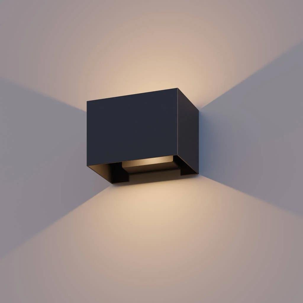 Kinkiet Zewnętrzny Calex - Dwustronny - 7W - 3000K - IP54 - Czarny