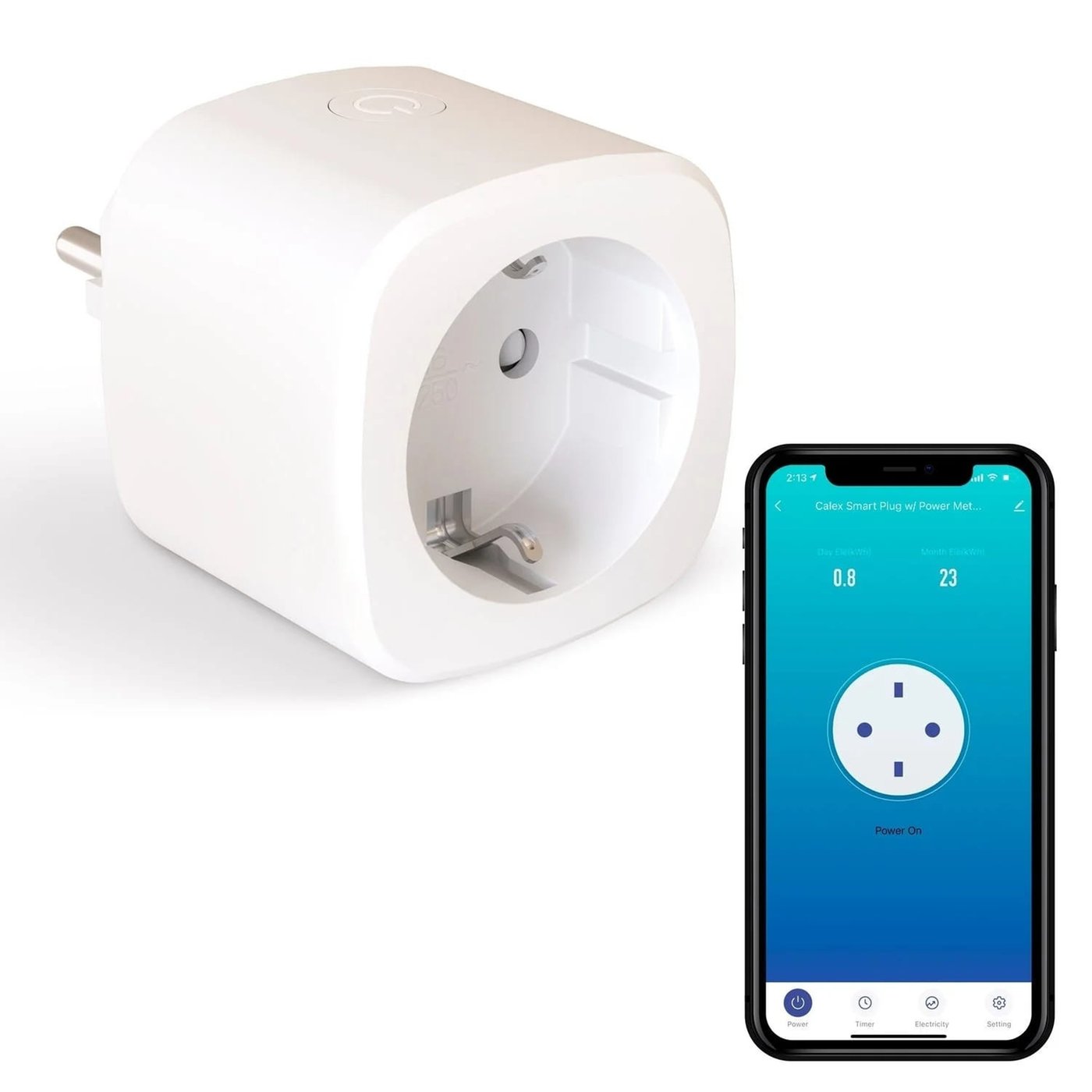Inteligentna Wtyczka Calex - Wtyczka Smart/WiFi