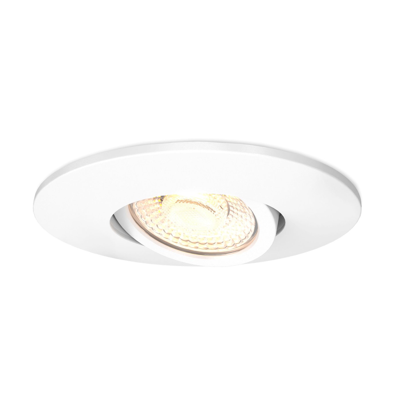 Lampy Wpuszczane w Sufit LED - Ściemniane - IP65 - 6W - CCT - Biały - Ø98 mm - 5 lat gwarancji - Do łazienki