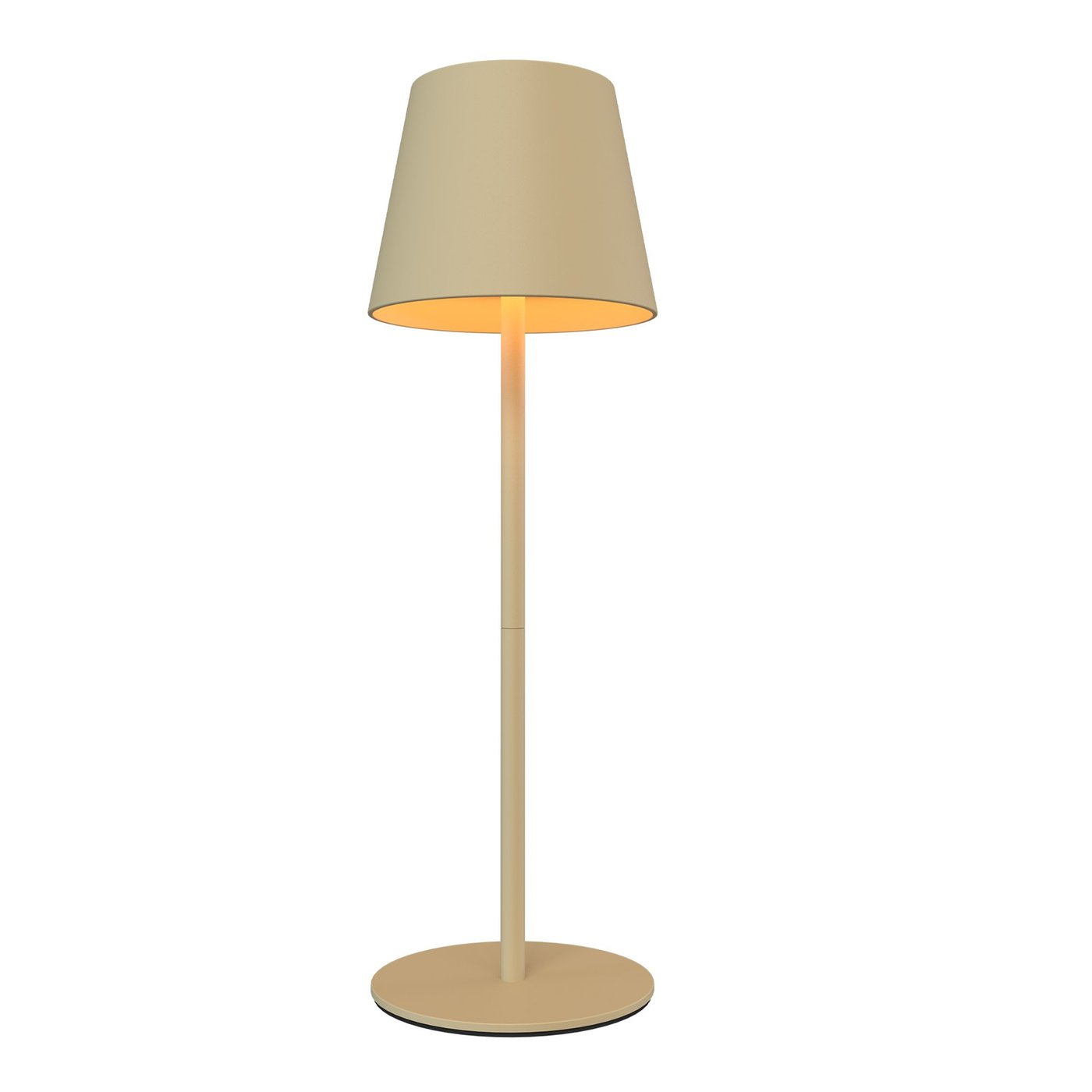 Oplaadbare Tafellamp USB – Beige – IP54 - Draadloos – Dimbaar – CCT – 4400 mAh Batterij - Nyra