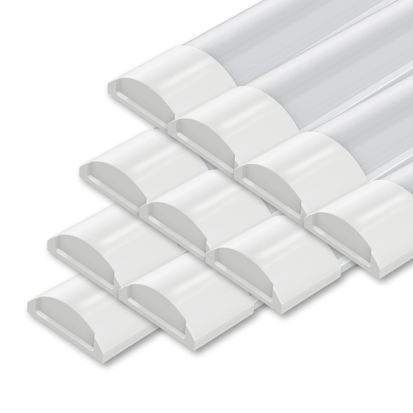 10 pack - LED Lichtleiste 120 cm - 30W - 120 lm/W - 6500K - 3600 Lumen