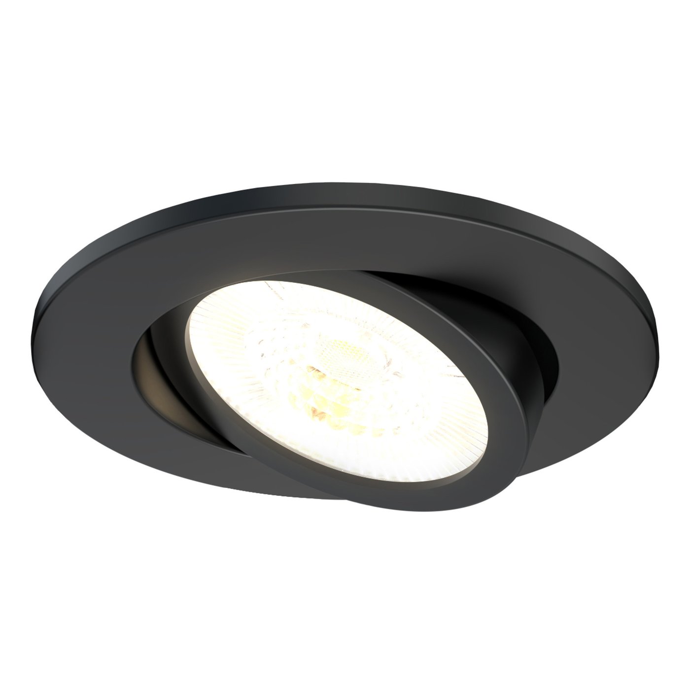 Lampy wpuszczane w sufit LED - ściemniane - IP65 - 7W - CCT - Czarny - ø90mm - 5 lat gwarancji - Do łazienki