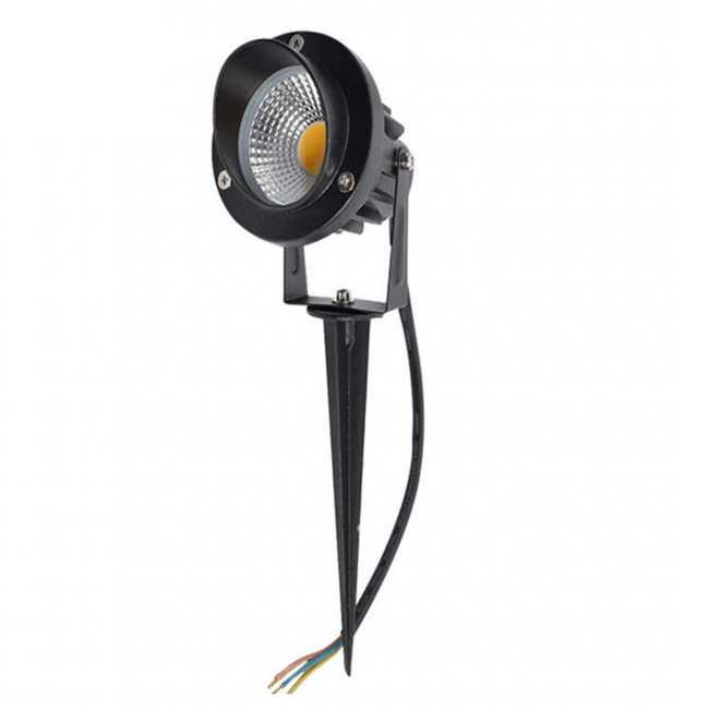 Reflektor ogrodowy - LED - 7W - IP65 - 4000K - Zintegrowana dioda LED