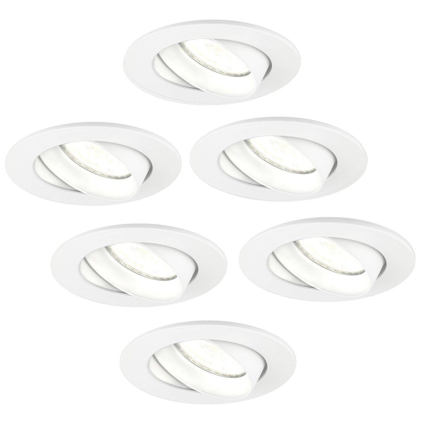 Focos Empotrables LED Regulable Blanco - Río - 3W - 4000K - ø85mm - 6 Pack