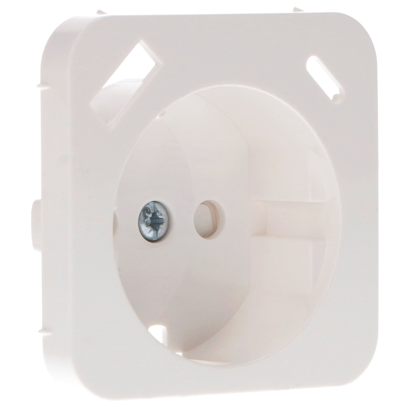 Steckdose Abdeckung mit USB - Typ A und C - 54x54mm - Weiß
