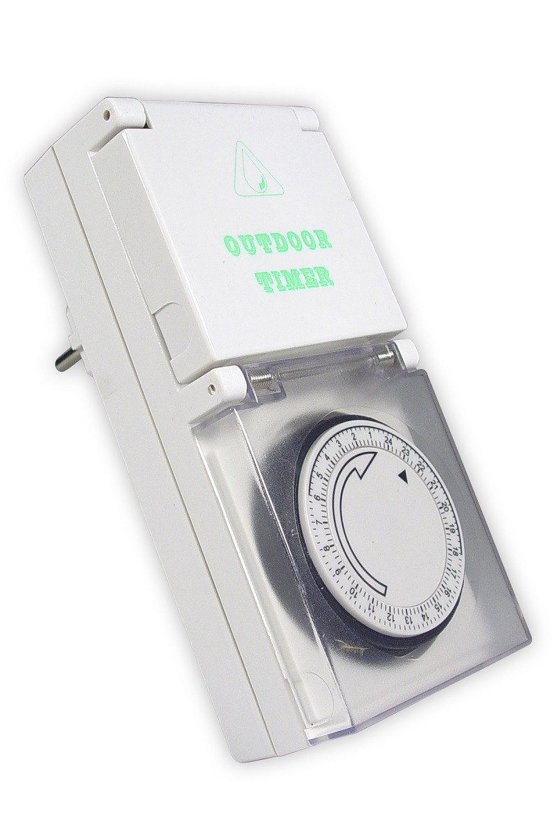 Interruttore Orario Calex - Timer - Orologio a intermittenza analogico - Presa temporizzata