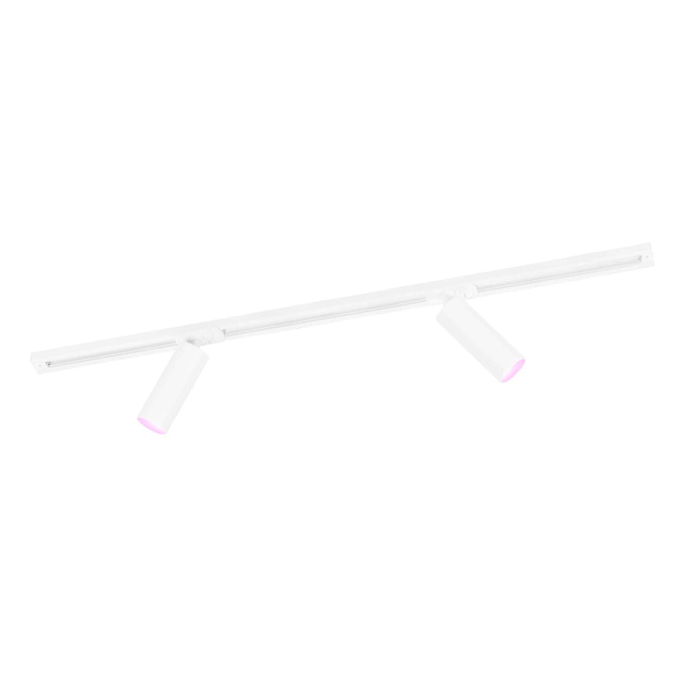 1m Smart LED Schienensystem - 2 Spots - 4.9W - RGB+CCT - Dimmbar - 1 Phasen - Weiß