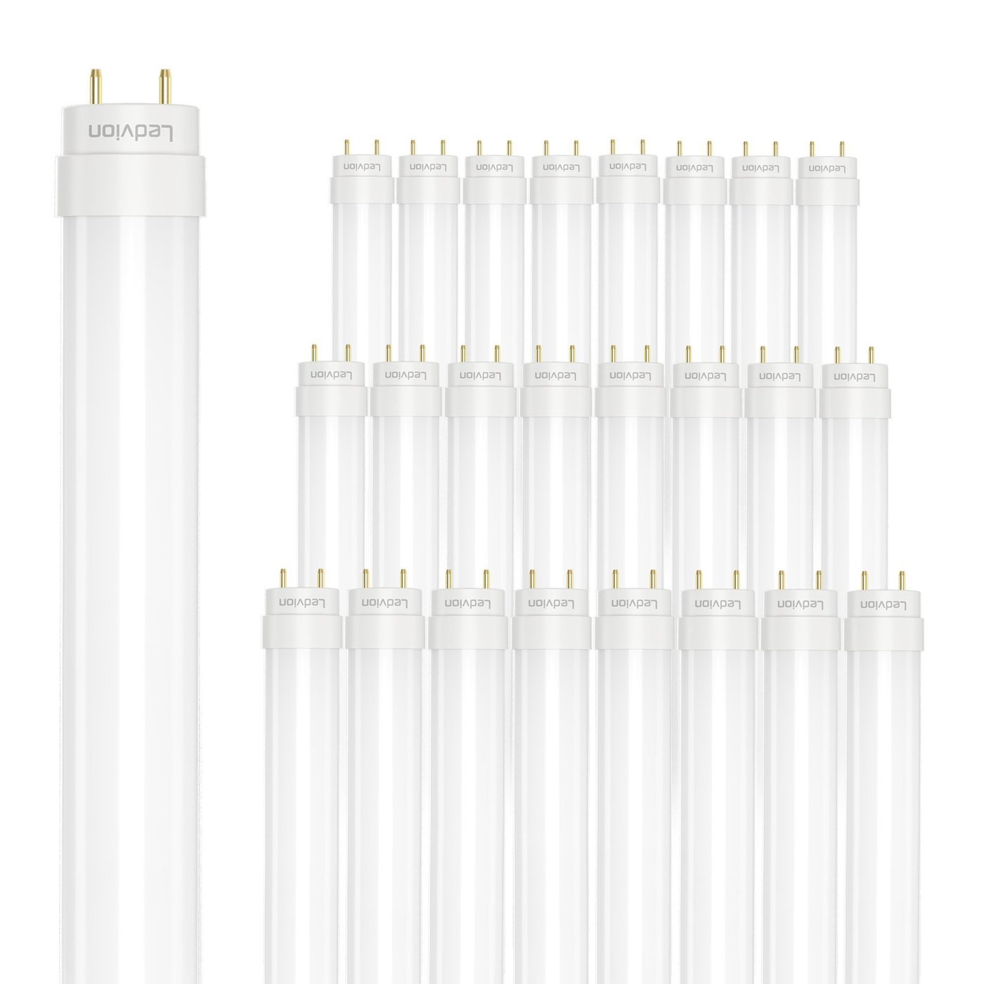 25x Tube néon LED 120CM - 18W - 1800 Lumen - 4000K - Garantie de 3 ans