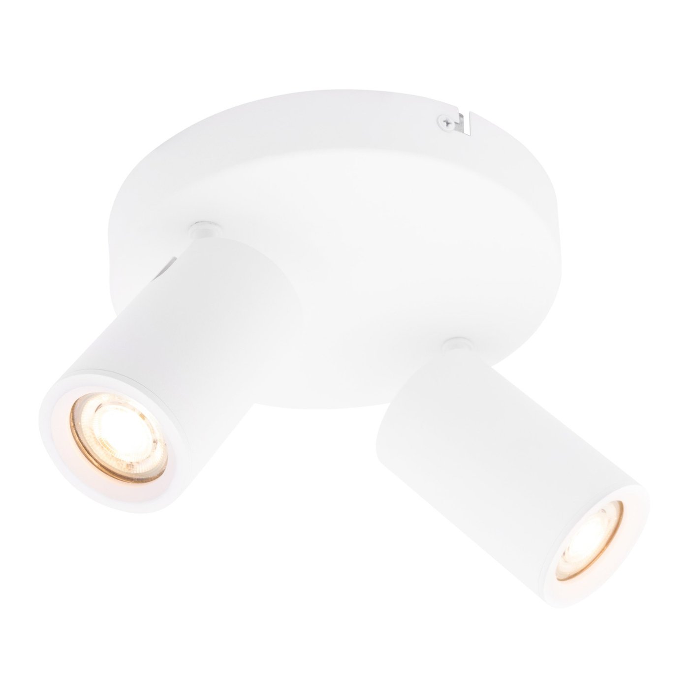LED Plafondspot Wit Duo - Dimbaar - 3W - 4000K - Kantelbaar