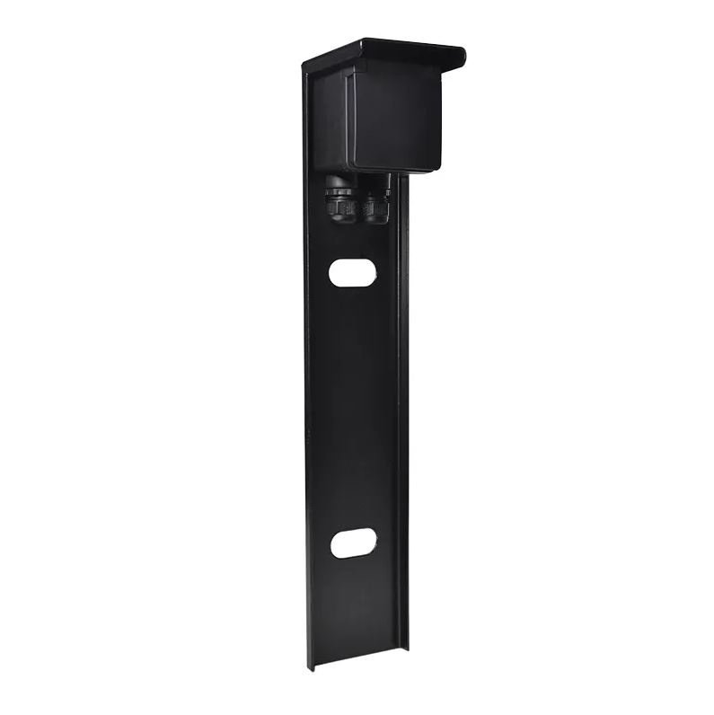 Gniazdo zewnętrzne - 1 gniazdo elektryczne - 2 dławiki kablowe - IP55 - 65 cm