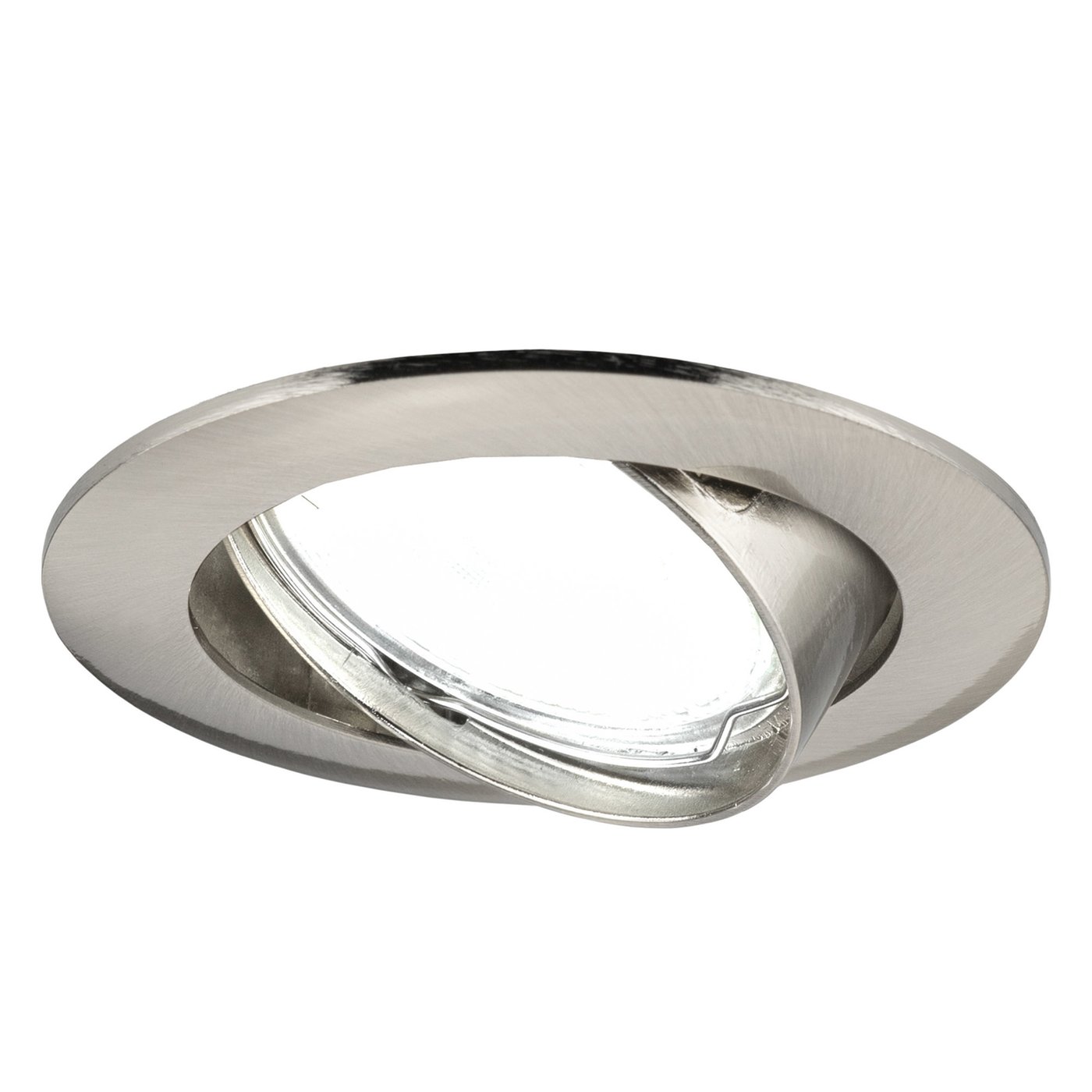 Lampy Wpuszczane w Sufit - Stal Nierdzewna - Amsterdam - ściemniane - 5W - 6500K - ø82mm