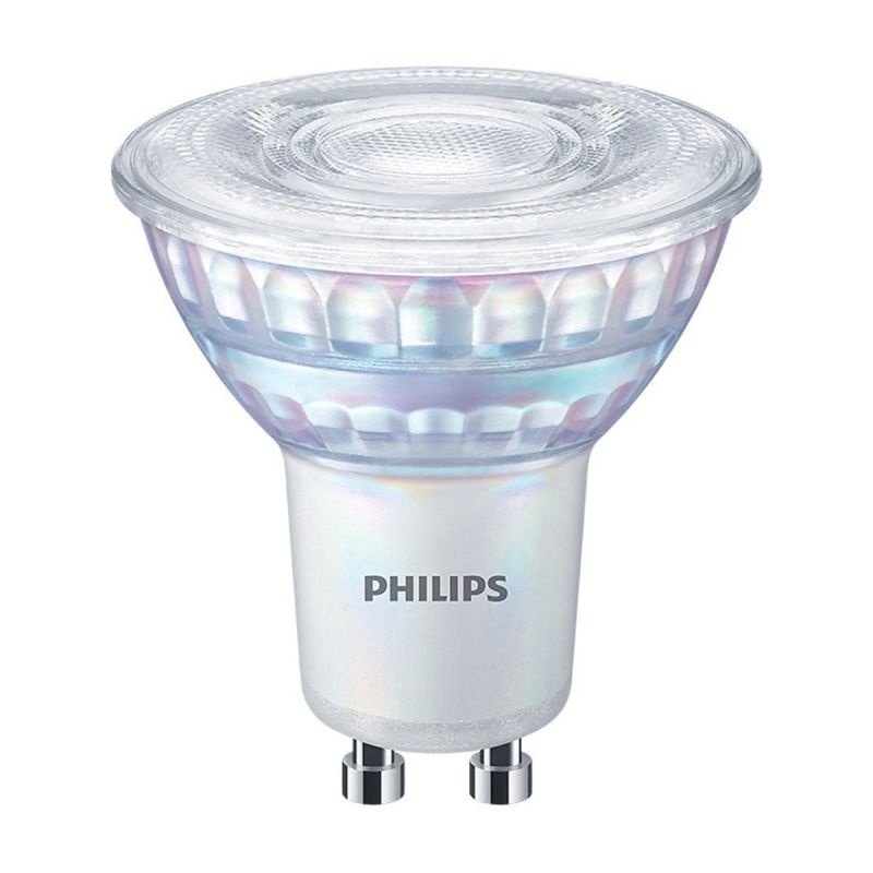 Philips Ściemnialna Żarówka LED GU10 - 3W - 3000K - 230 Lumenów - Przezroczysty