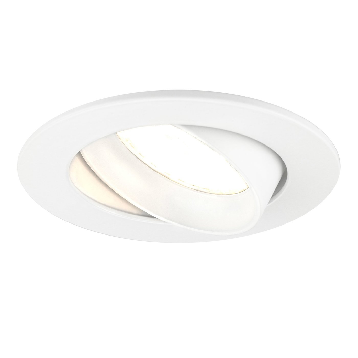 Dimmbare LED Einbaustrahler Weiß - Rio - 3W - 2700K - ø85mm