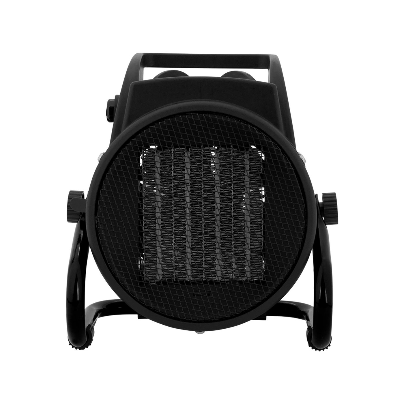 Radiateur Céramique 2000W - Jusqu'a 25 m² - 3 Réglages - Noir - Bouton de thermostat réglable
