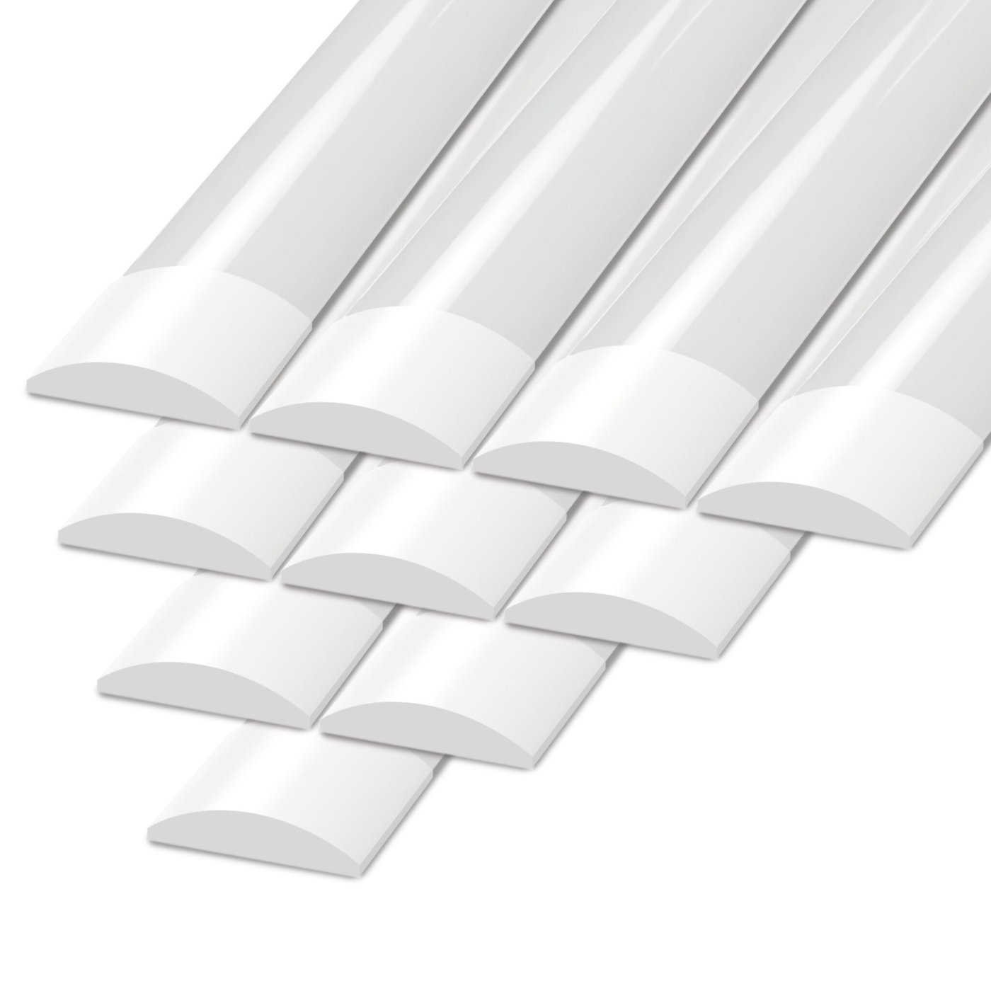 10 Pack - LED Lichtleiste 150 cm - Samsung LED Chips - 40W - 140lm/W - 4000K - 5 Jahre Garantie