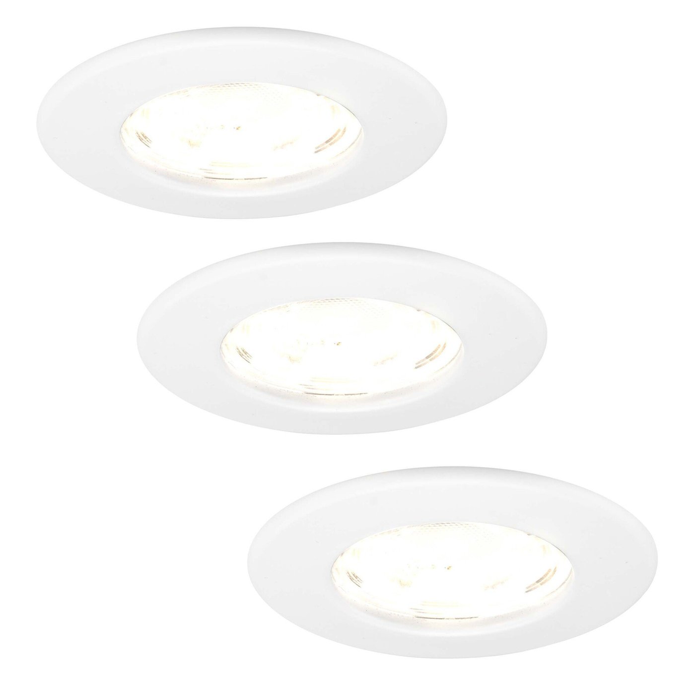Dimbare LED Inbouwspot Wit - IP65 - 5W - 2700K - 5 Jaar Garantie - Geschikt voor de Badkamer