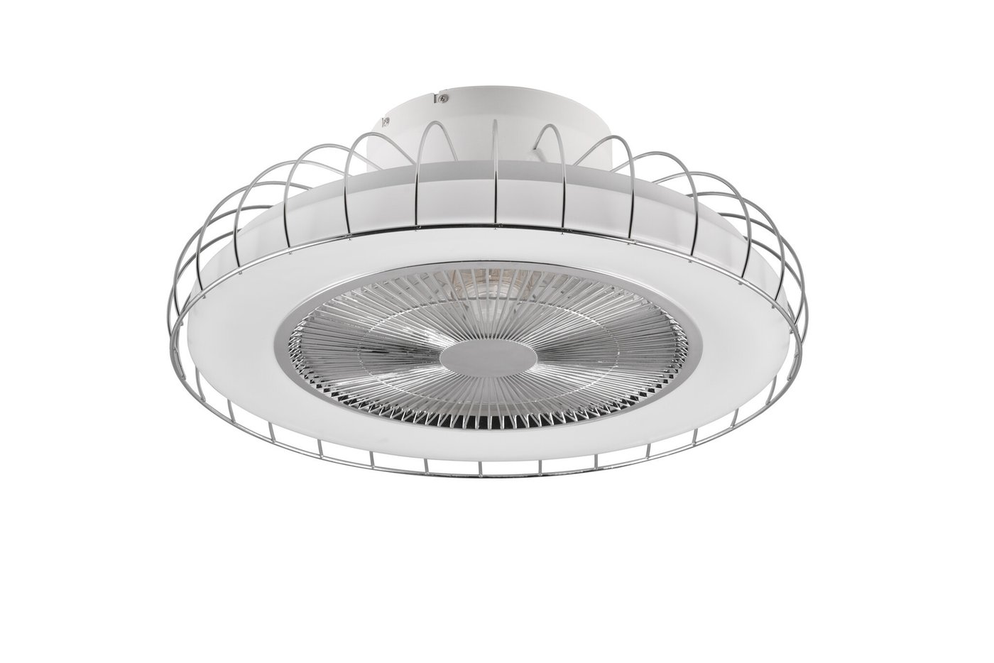Wentylator LED Chrome - 30W - 3420Lm - 2700-6500K - Pilot - Timer - Możliwość ściemniania - Lampka nocna - WiZ Connected