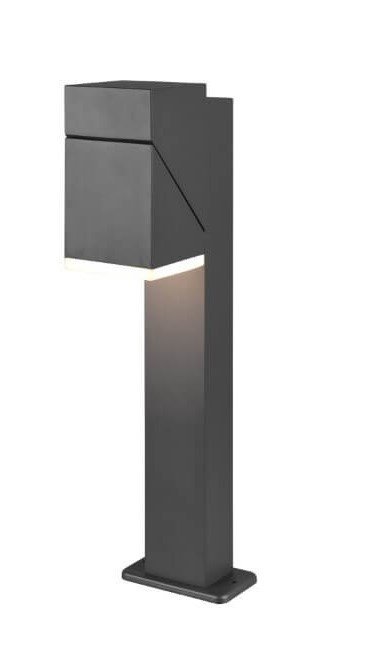 Lampa Stojąca LED - 3000K - 7W - IP54 - 50cm - Antracyt