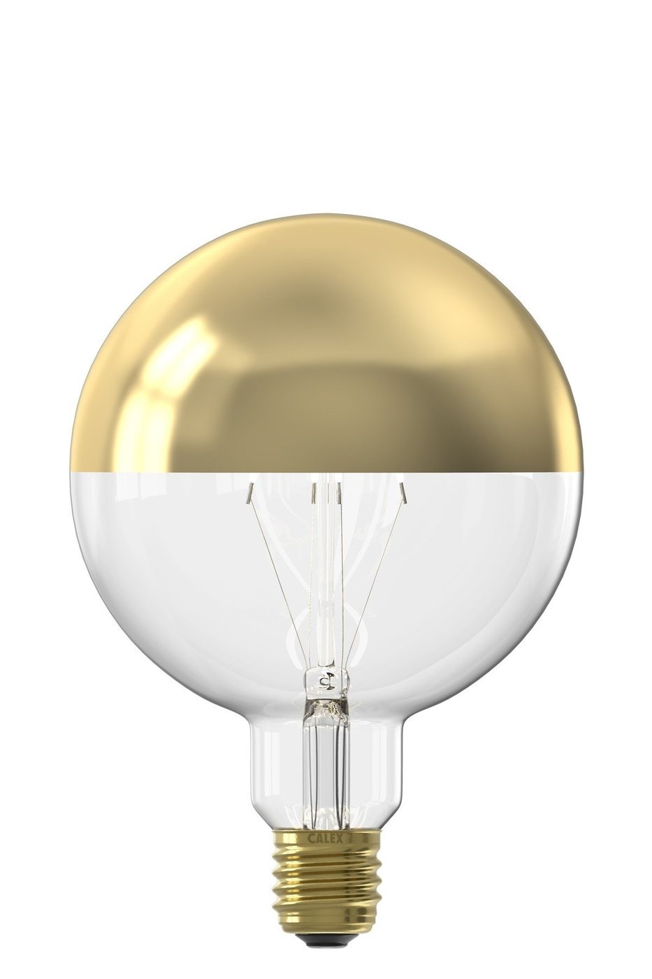 Calex Globe Top Mirror - E27 - 200 Lumen – Gold