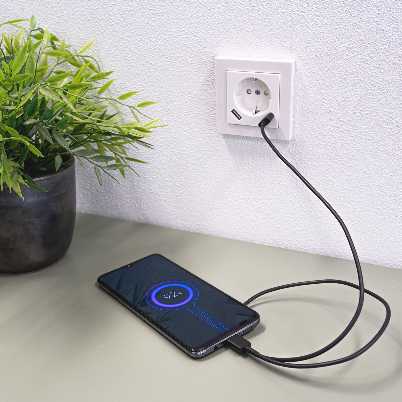 Fanton caricatore doppia presa USB AA 5V 2,4A compatibile Legrand Vela