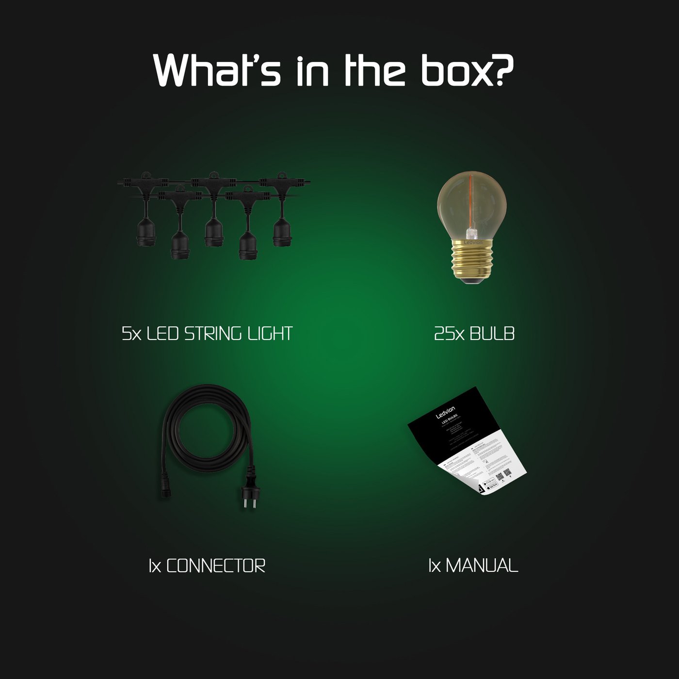 Lampadine di Ricambio un LED G40 da 3 Pezzi, Globo Infrangibili con Base Vite E12 per Luci