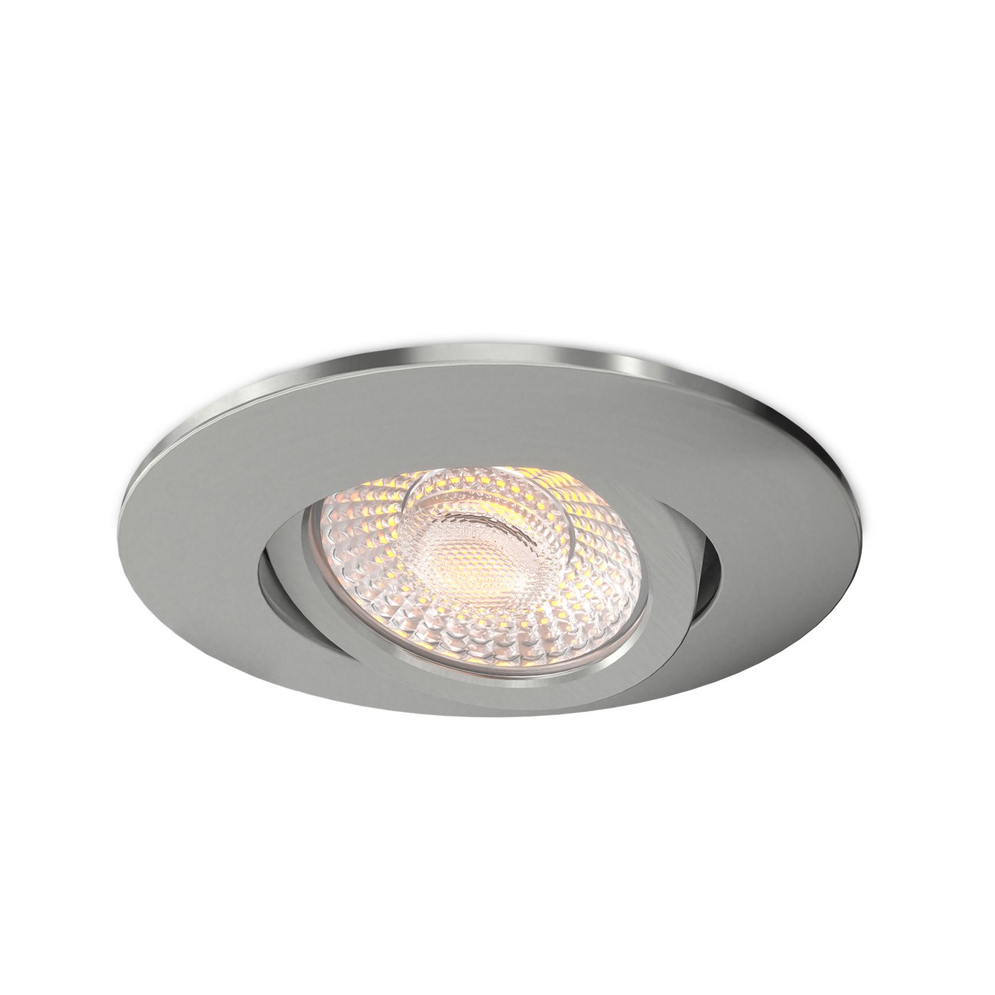Lampy Wpuszczane w Sufit LED - IP65 - 3W - CCT - Nikiel - Ø86 mm - 5 lat gwarancji - Do łazienki