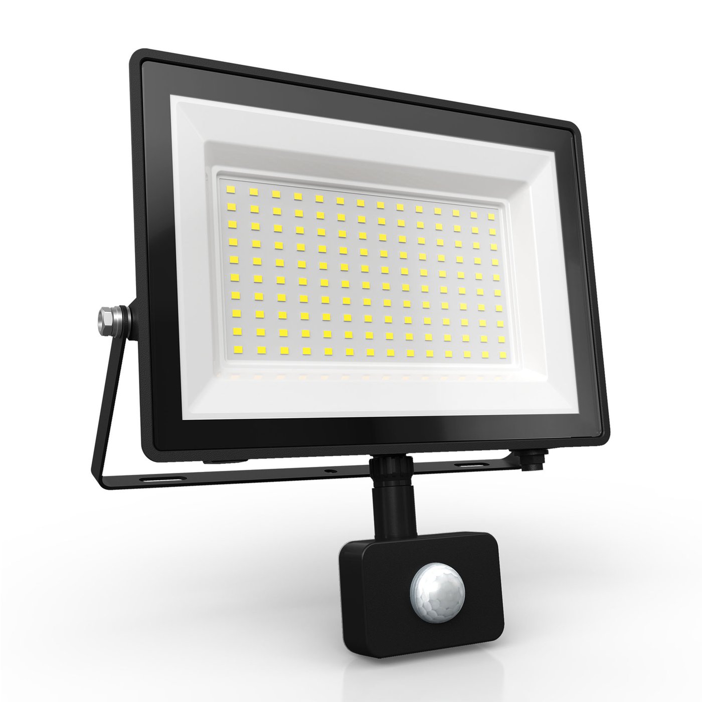 LED Floodlight with sensor 100W - 6500K - 110lm/W - 3 year warranty