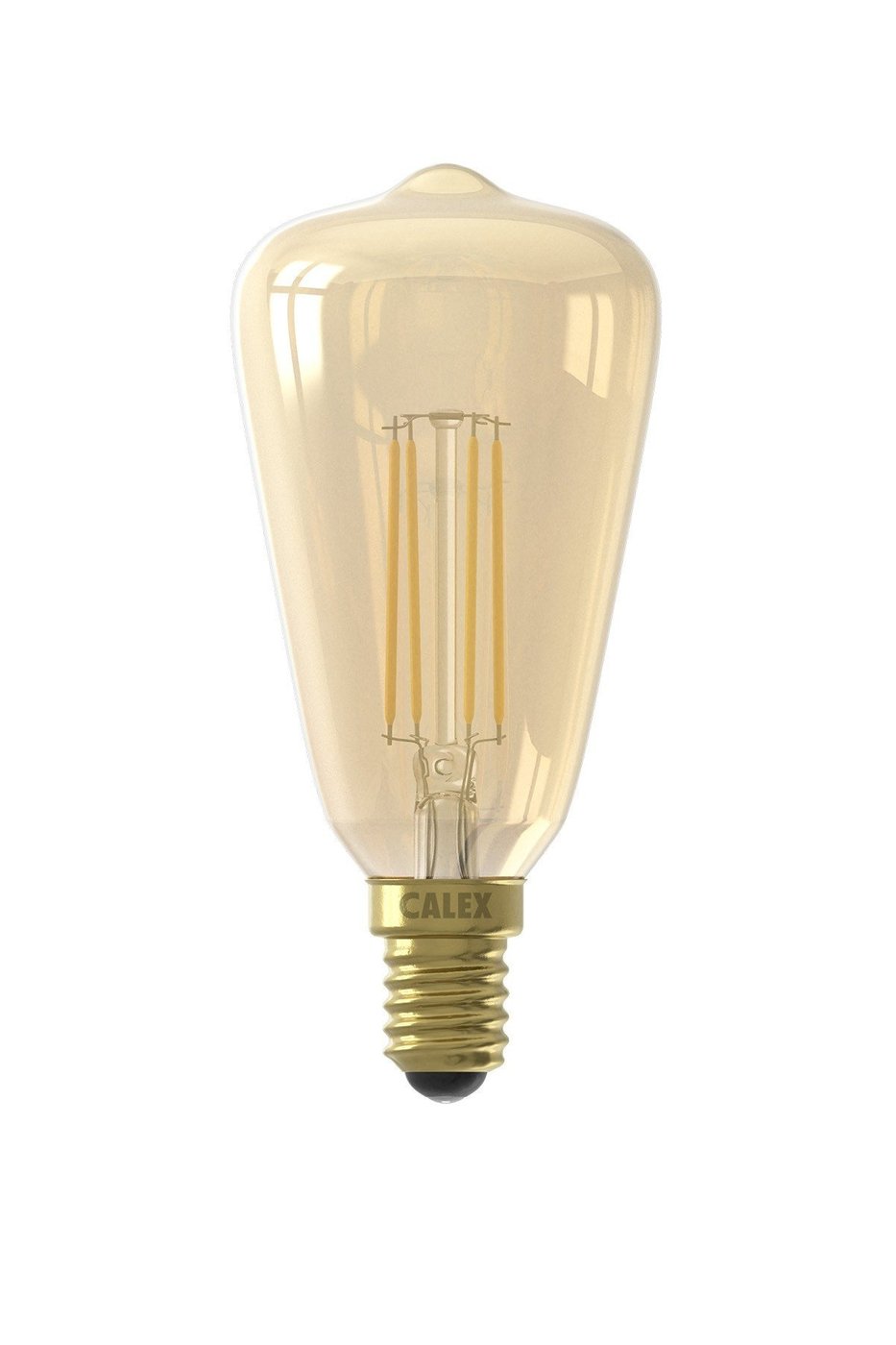 Calex Rustic LED Lampe Warm - E14 - 320 Lm - Gold Finish - Vintage Lampe