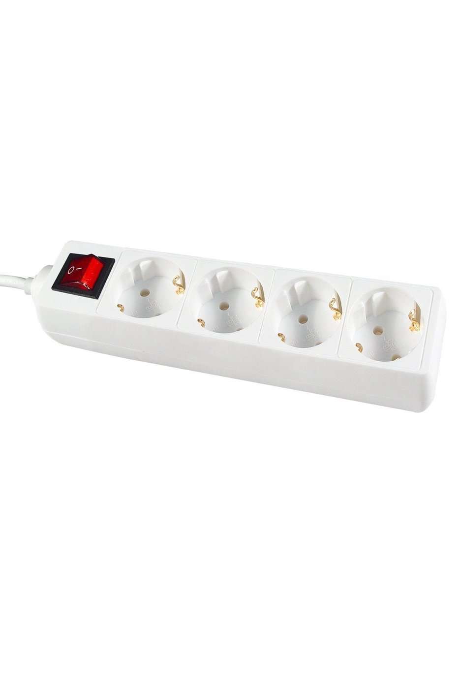 Prolunga elettrica 1.4M Calex - Commutabile - 4 Prese - Ciabatta - Presa da tavolo