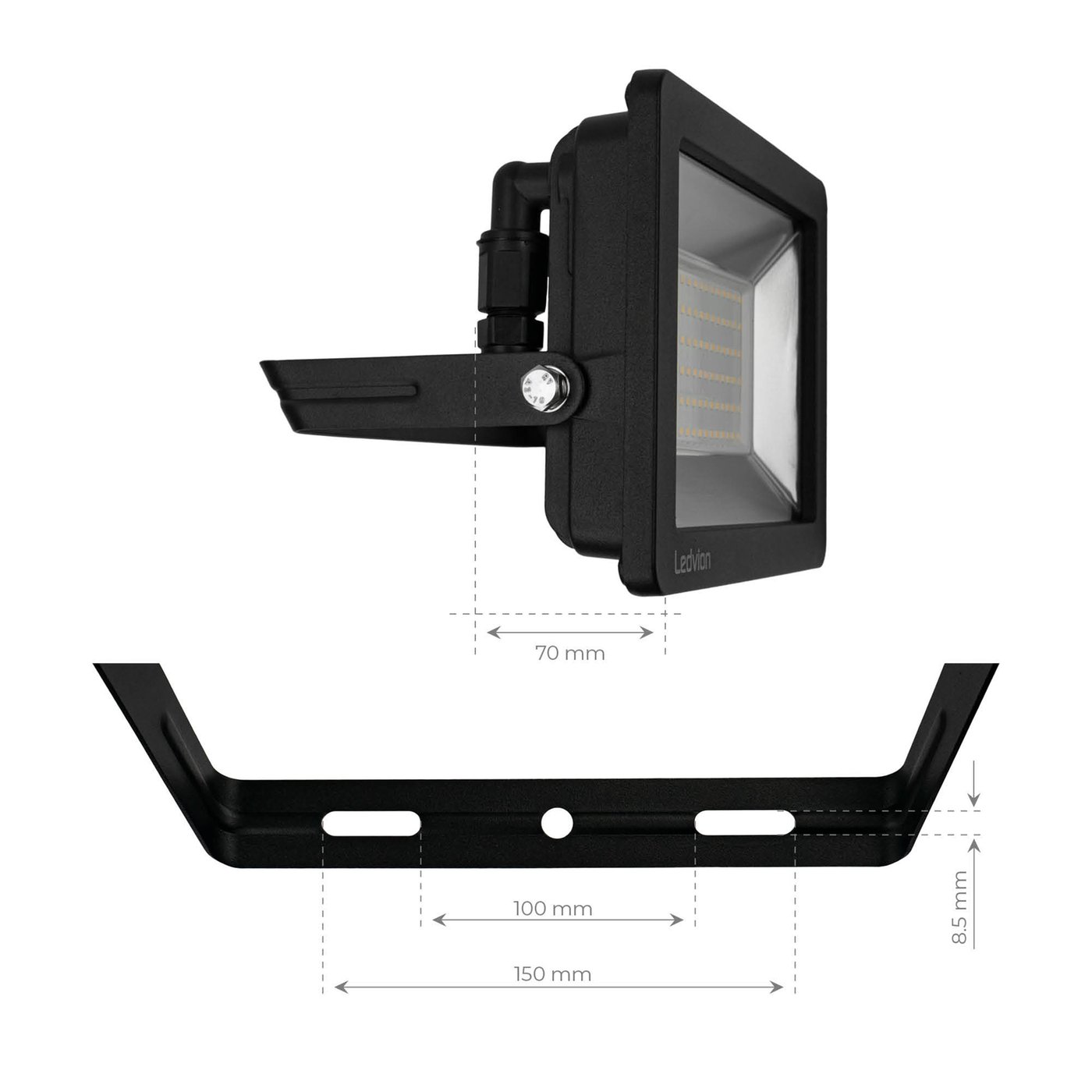 V-TAC LED Breedstraler 300 Watt IP65 4000K Samsung 5 jaar garantie