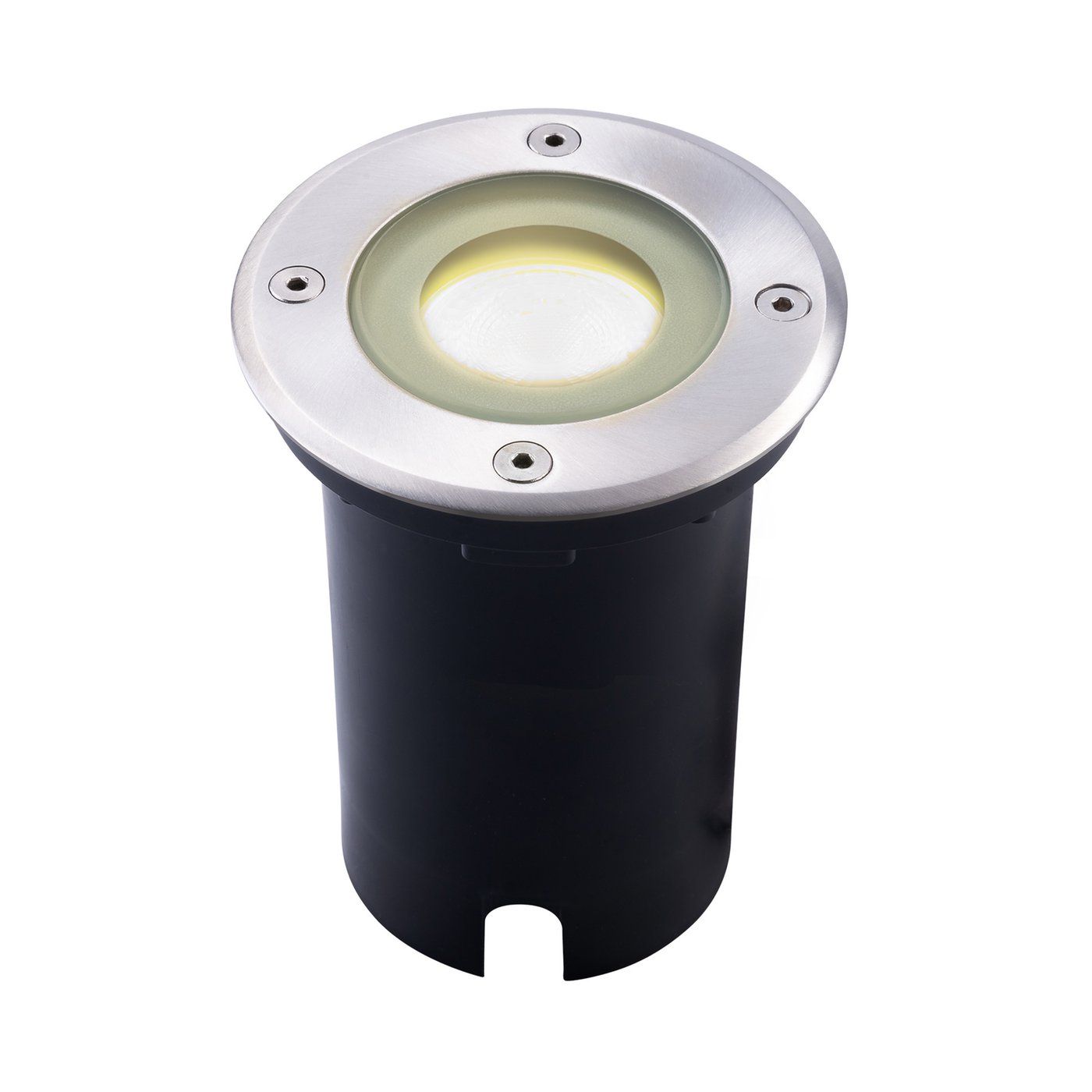 Zewnętrzny Lampy Najazdowe LED - Okrągły - Czarny - IP67 - 3W - 4000K - Kabel zasilający 1 metr
