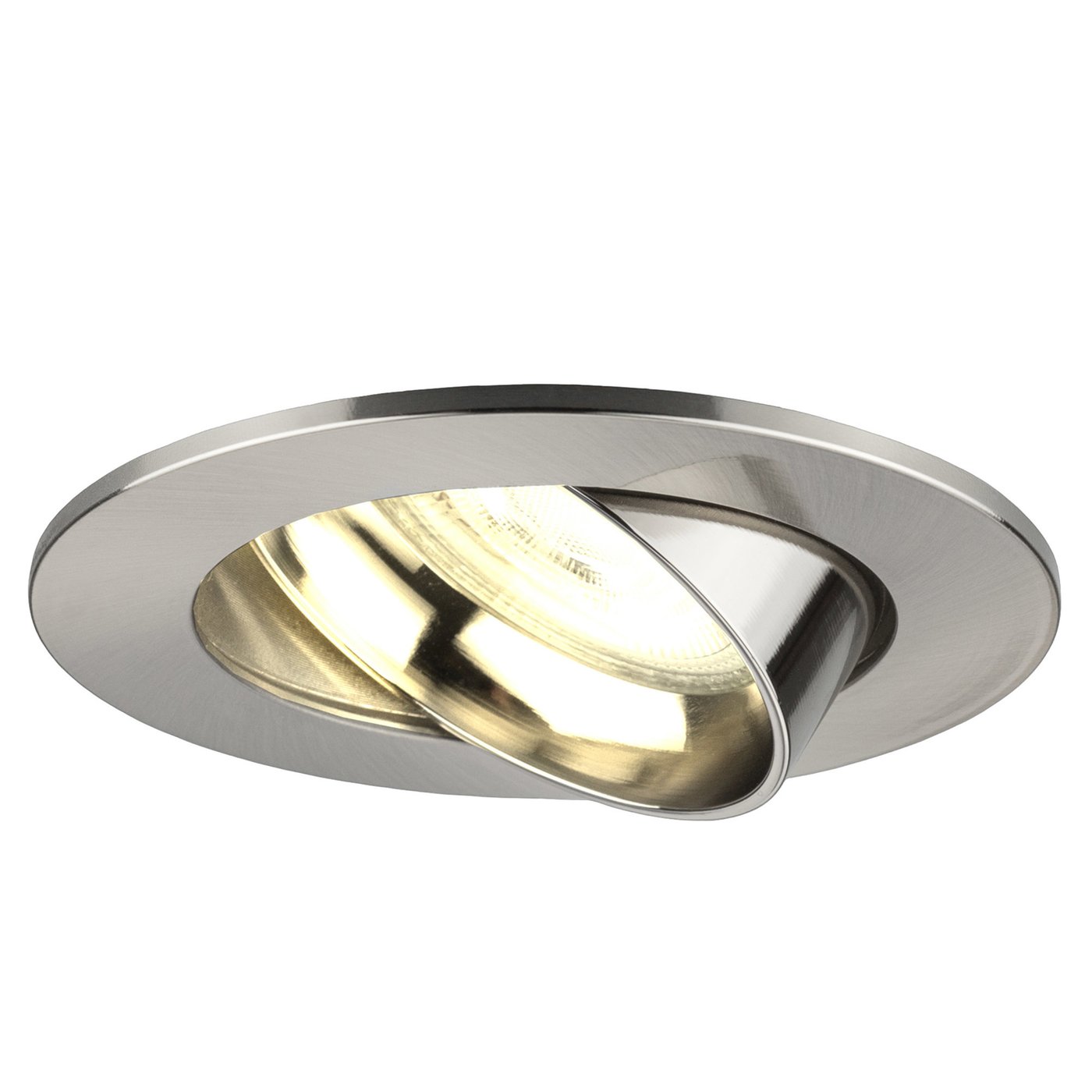 Lampy Wpuszczane w Sufit - Stal Nierdzewna - Rio - ściemniane - 3W - 2700K - ø85mm
