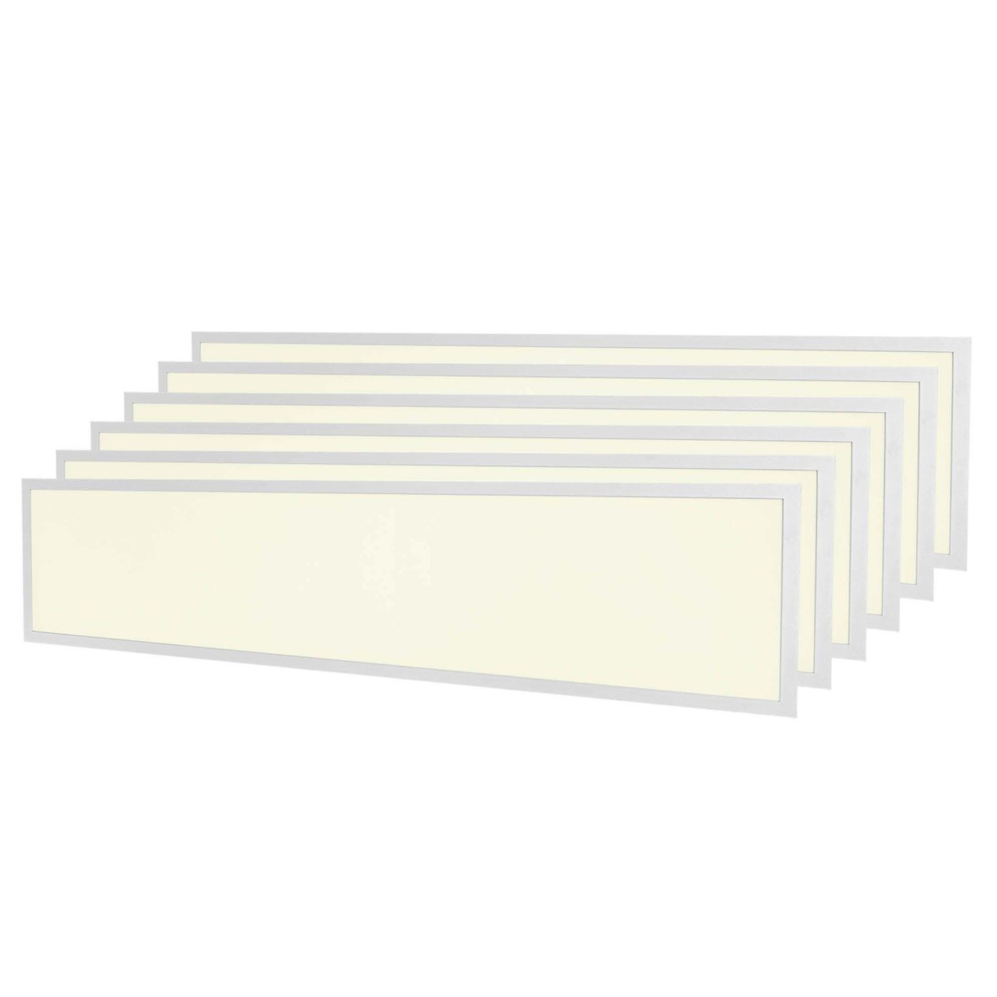 6x Lumileds LED Panel 120x30 - 36W - 3000K - 4200 Lumen (117lm/W) - UGR <22 - 5 Jahre Garantie
